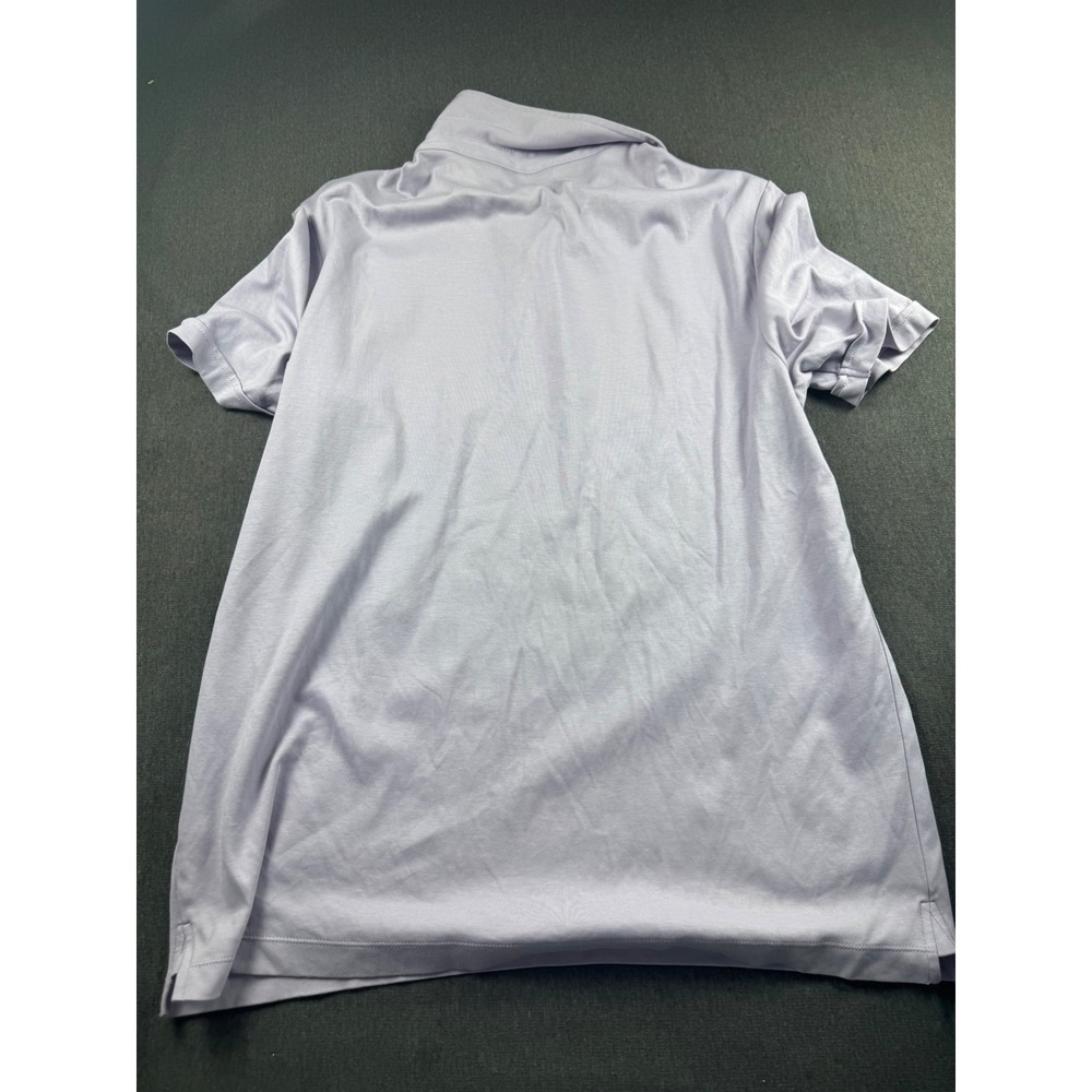 Joseph Abboud Liquid Soft Polo Shirt Mens Large Purple Lavender 100% Cotton L - Picture 8 of 9